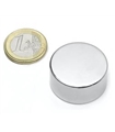 Iman - Disco Magnetisado em Neodimio, N42, 30mmx15mm