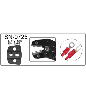 SN-28B - Alicate Cravar Terminais com 10 Adaptadores #4 - SN-28BKIT