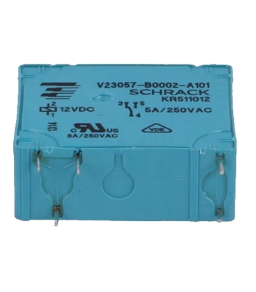 V23057-B0002-A101 - Rele 12VDC SPDT 5A - V23057B0002A101