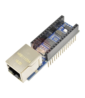 Shield Ethernet RJ45 para Arduino Nano - MXENC28J60
