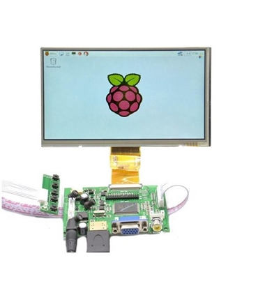 RASPLCD10 - Kit LCD 9.7" para Raspberry com HDMI e VGA - RASPLCD10