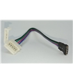 Conector RGB+W de 5 pinos com clip de ligação 12mm
