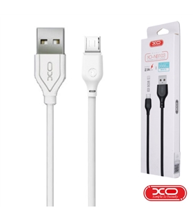 Cabo USB-A 2.0 Macho Para Micro USB-B 2.0 1Mts Branco - NB103USBBWH2