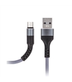 Cabo USB-A 2.0 - Micro USB-B Macho 1m Cinza