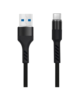 Cabo USB-A 2.0 - Micro USB-B Macho 1m Preto - MXUC01B1BK