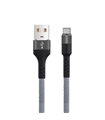 Cabo USB-A 2.0 - USB-C Macho 1m Cinza