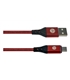 Cabo USB-A / USB-C 1m, Vermelho - 384521