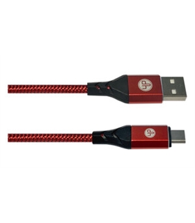 Cabo USB-A / USB-C 1m, Vermelho - 384521