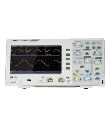 SDS1102 - Osciloscópio Digital, 2 Canais, 100MHz - SDS1102