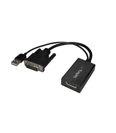 Adaptador DVI - Display Port com Alimentação USB - DVI2DP2