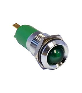 19210351 - Indicador LED Painel, 24Vdc, Verde, M14, IP67 - 19210351