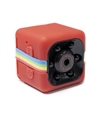 Câmara Miniatura c/ Áudio Bateria 1080p Vermelho