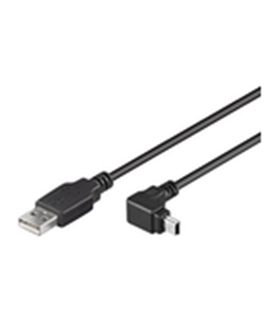 Cabo USB Macho A 2.0 Mini USB 90º 1.8m - MX93971
