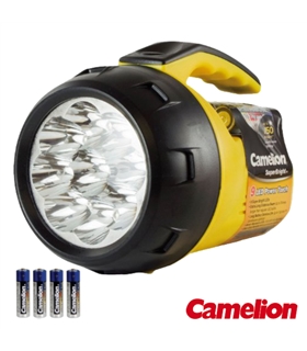 Lanterna 9 LED com 4 Pilhas CAMELION - FL9LED-4R6P