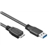 Cabo SuperSpeed 3.0 USB A/ Micro USB B 3 Metros - MX95027