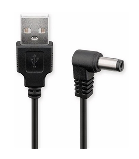 Cabo USB-A / DC 5.5*2.1mm 90º 0.5mt - MX55157