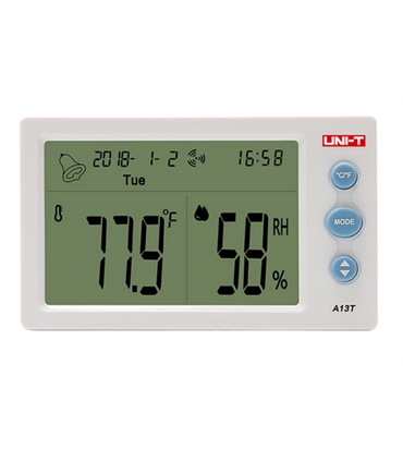 A13T - Termohigrómetro, LCD 4,5"; -10÷50°C; 20÷95%RH - A13T