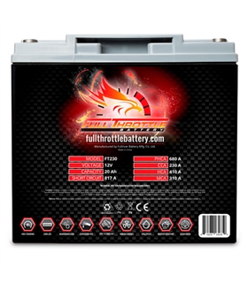 FT230 - Bateria AGM 12V 20AH Fullriver - FT230