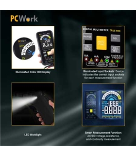 PCW03A - Multimetro, TrueRMS, NCV #1 - PCW03A