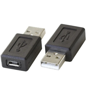Adaptador USB-A Macho 2.0 Micro-USB Femea - USBAMICROF